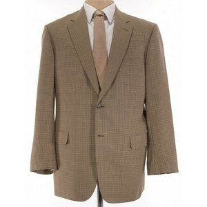 Brioni Current Sport Coat Size 44R in Tan Gold